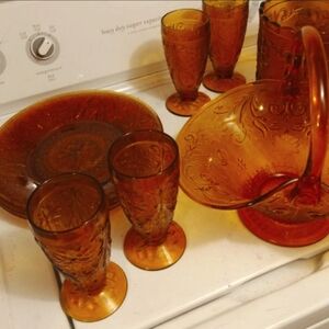 Vintage amber dishwear